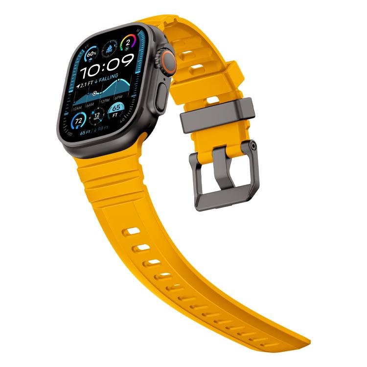 For Apple Watch 46mm / 49mm / 45mm / 44mm Rock-Peak Silicone Watch Band