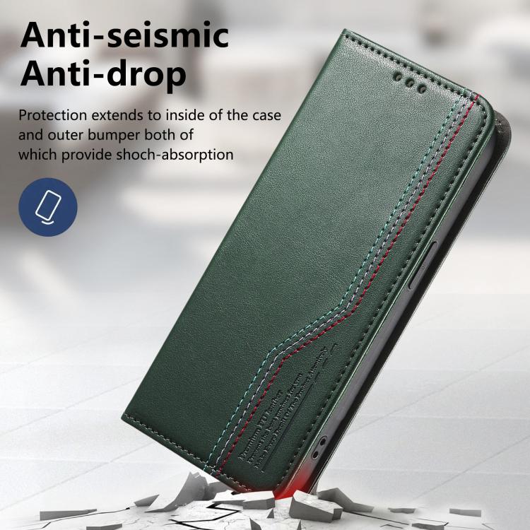 For Xiaomi 17 Elastic Wristband Magnetic Suction Leather Phone Case