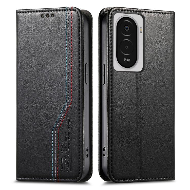 For Xiaomi Poco M7 4G 169mm Elastic Wristband Magnetic Suction Leather Phone Case