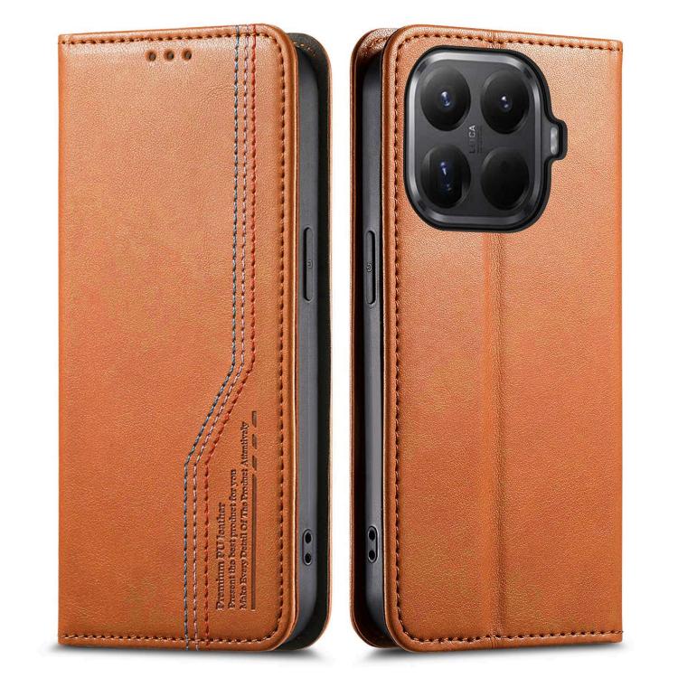 For Xiaomi 15T Pro Elastic Wristband Magnetic Suction Leather Phone Case