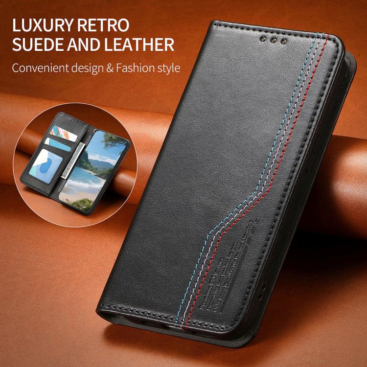 For Xiaomi 15T Pro Elastic Wristband Magnetic Suction Leather Phone Case