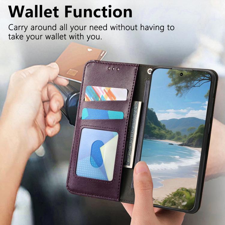 For Xiaomi 15T Pro Elastic Wristband Magnetic Suction Leather Phone Case