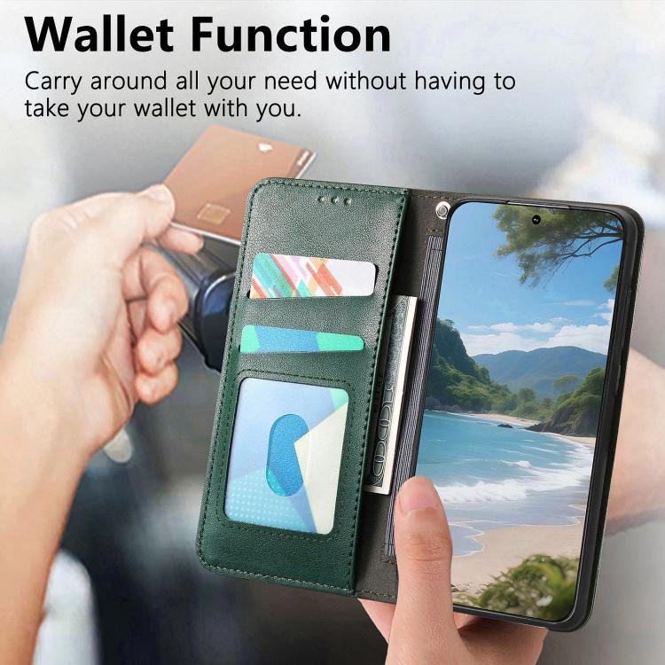 For Xiaomi 15T Pro Elastic Wristband Magnetic Suction Leather Phone Case