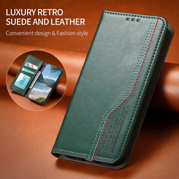 For Xiaomi 15T Pro Elastic Wristband Magnetic Suction Leather Phone Case