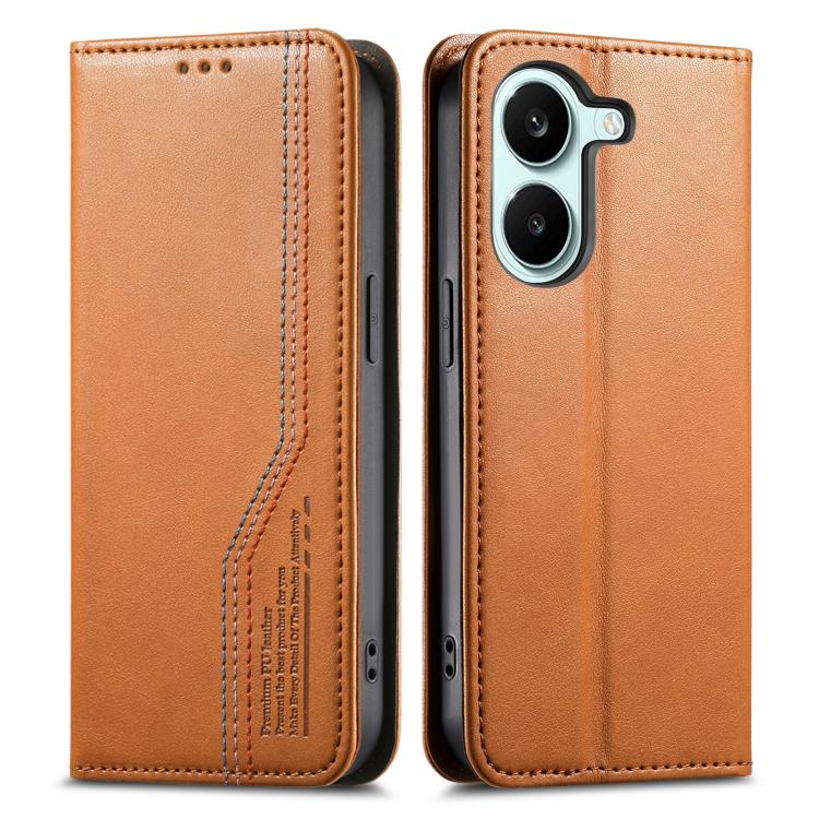 For Xiaomi Poco X8 Pro 5G Elastic Wristband Magnetic Suction Leather Phone Case