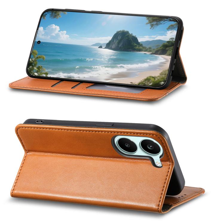 For Xiaomi Poco X8 Pro 5G Elastic Wristband Magnetic Suction Leather Phone Case