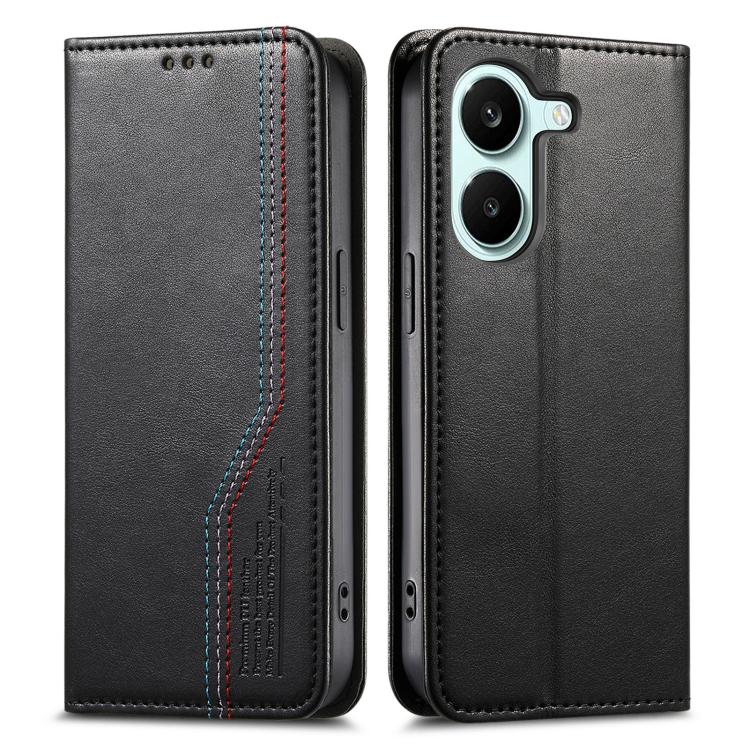 For Xiaomi Poco X8 Pro 5G Elastic Wristband Magnetic Suction Leather Phone Case
