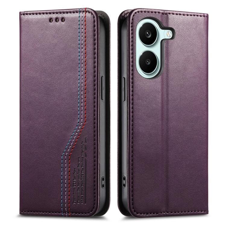 For Xiaomi Poco X8 Pro 5G Elastic Wristband Magnetic Suction Leather Phone Case