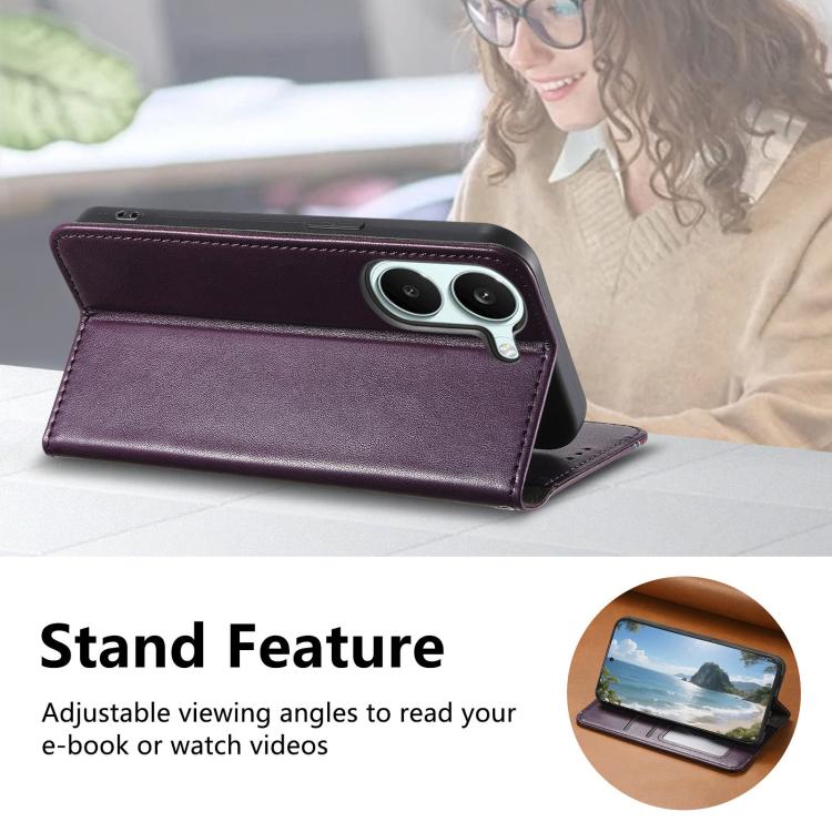 For Xiaomi Poco X8 Pro 5G Elastic Wristband Magnetic Suction Leather Phone Case