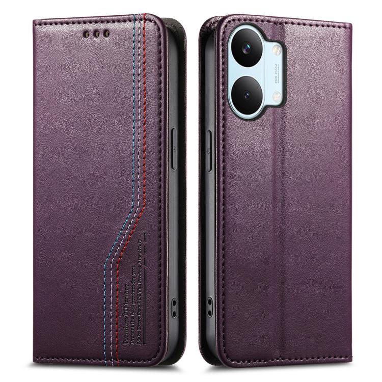 For Xiaomi Poco X8 Pro Max 5G Elastic Wristband Magnetic Suction Leather Phone Case
