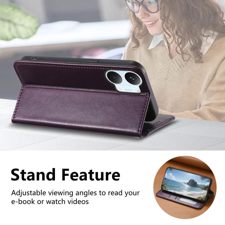 For Xiaomi Poco X8 Pro Max 5G Elastic Wristband Magnetic Suction Leather Phone Case