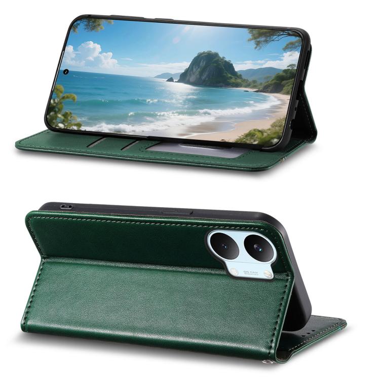 For Xiaomi Poco X8 Pro Max 5G Elastic Wristband Magnetic Suction Leather Phone Case