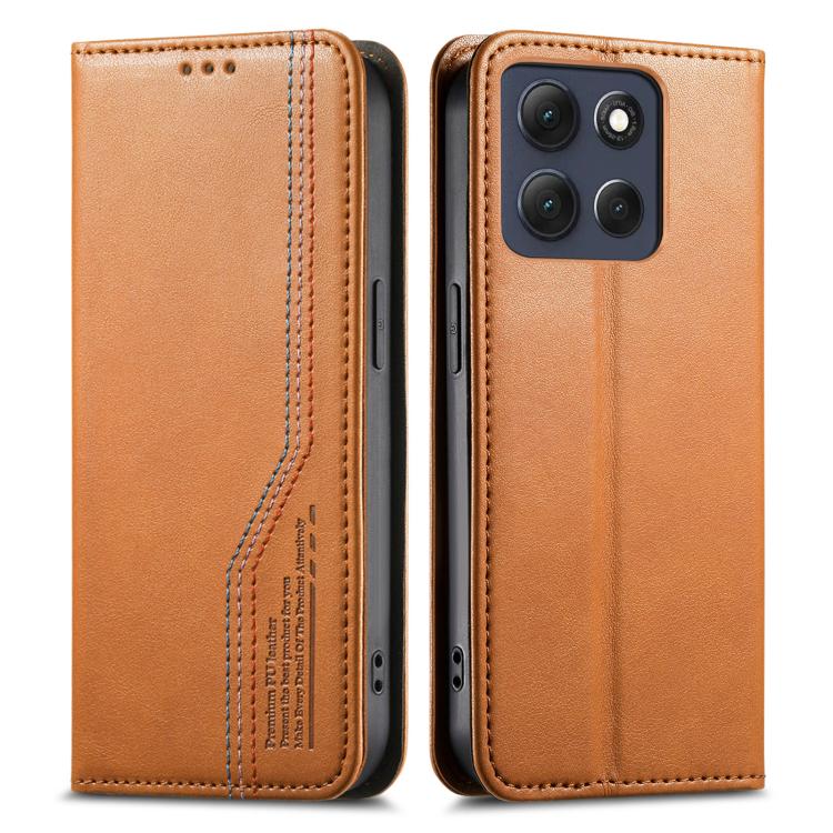 For Motorola Moto G75 5G Elastic Wristband Magnetic Suction Leather Phone Case