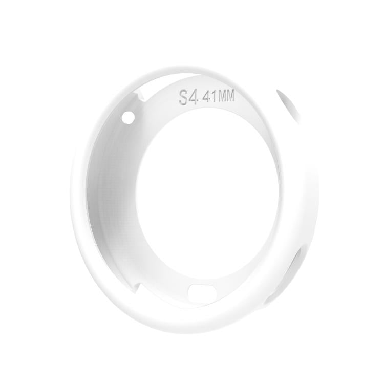 For Xiaomi Watch S4 41mm Solid Color Textured Silicone Watch Band Silicone Protective Cover Set