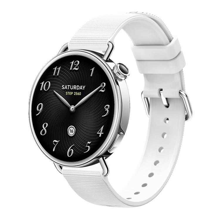 For Xiaomi Watch S4 41mm Solid Color Textured Silicone Watch Band Silicone Protective Cover Set