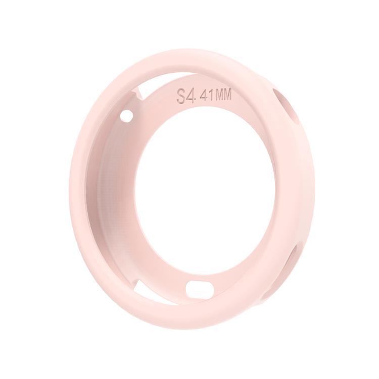 For Xiaomi Watch S4 41mm Solid Color Textured Silicone Watch Band Silicone Protective Cover Set