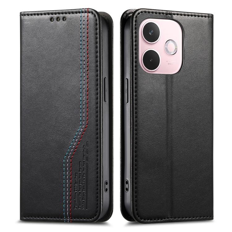 For OPPO A5 Pro 5G Glodal Elastic Wristband Magnetic Suction Leather Phone Case