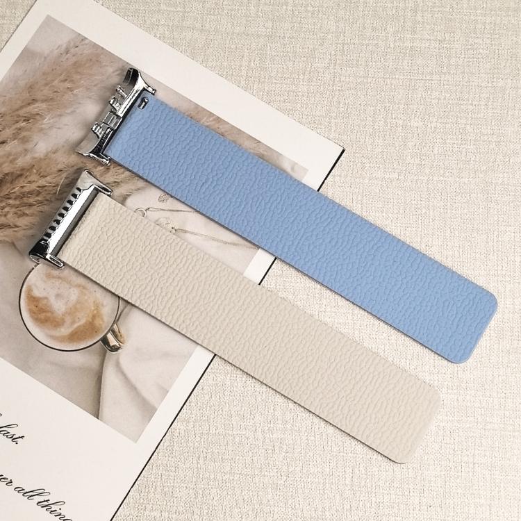 For Huawei Watch D2 Lychee Texture Soft Magnetic Silicone Watch Band