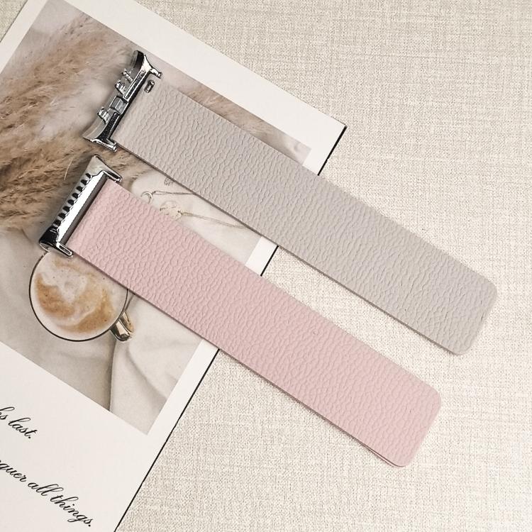 For Huawei Watch D2 Lychee Texture Soft Magnetic Silicone Watch Band