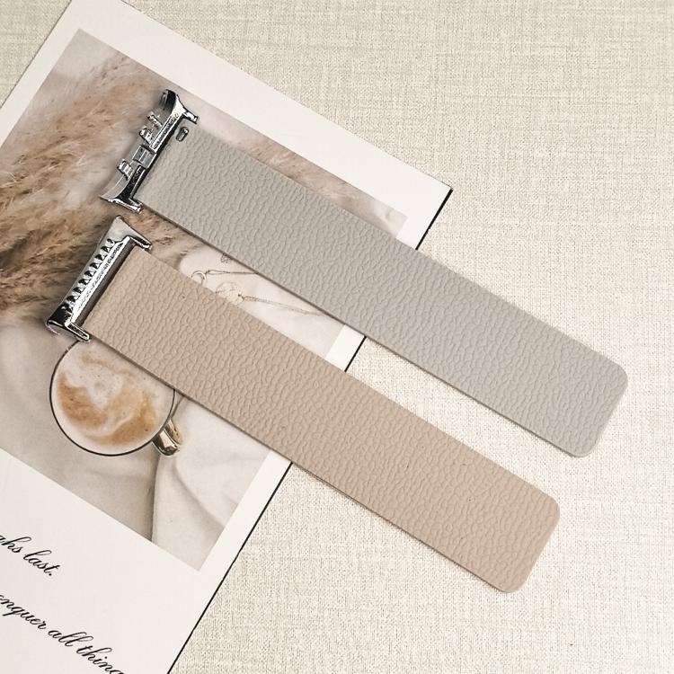 For Huawei Watch D2 Lychee Texture Soft Magnetic Silicone Watch Band
