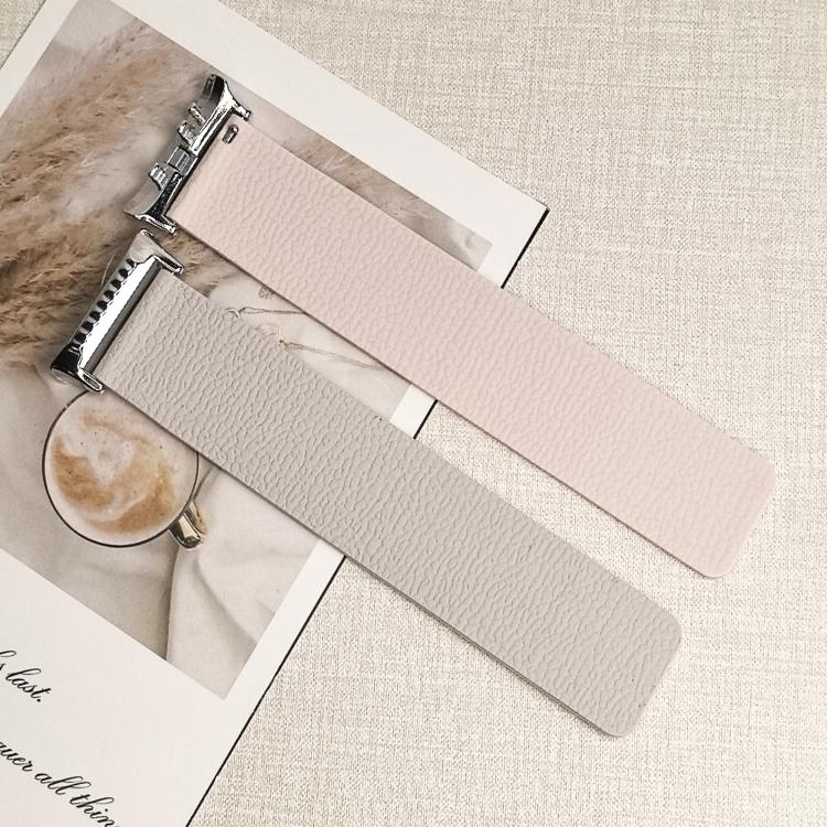 For Huawei Watch D2 Lychee Texture Soft Magnetic Silicone Watch Band