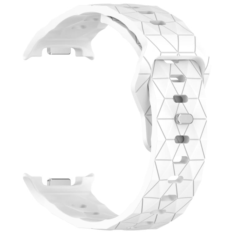 For Samsung Galaxy Watch8 / Watch8 Classic Football Texture Reverse Steel Buckle Silicone Watch Band