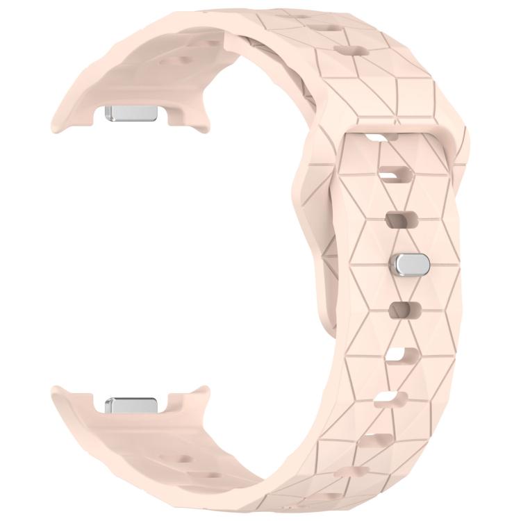 For Samsung Galaxy Watch8 / Watch8 Classic Football Texture Reverse Steel Buckle Silicone Watch Band