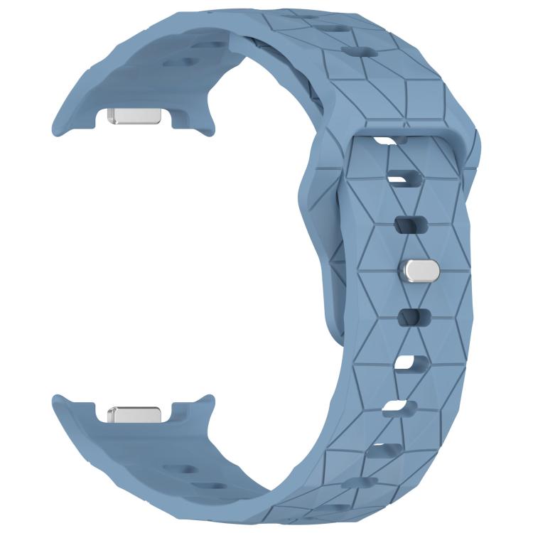 For Samsung Galaxy Watch8 / Watch8 Classic Football Texture Reverse Steel Buckle Silicone Watch Band