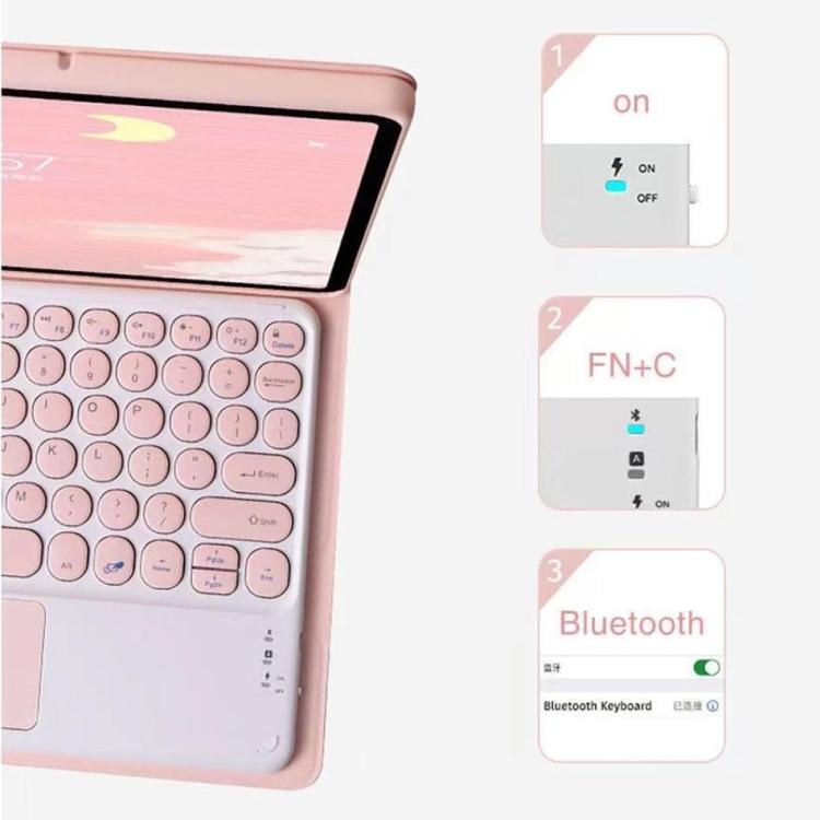 For Lenovo xiaoxin pad GT 11.1 2025 Round Touch Keyboard Case for Tablet