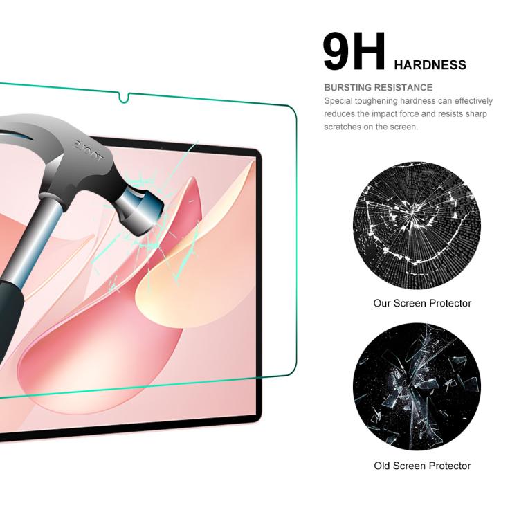 For Huawei MatePad Air 12 2025 / 2024 2pcs ENKAY Hat-Prince 0.33mm Explosion-proof Tempered Glass Film