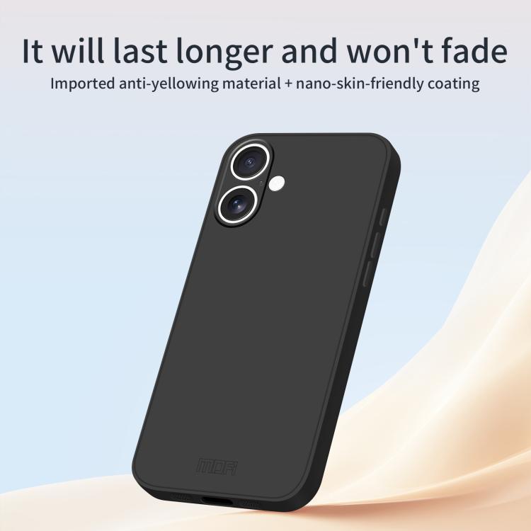 For iPhone 17 MOFI Caring Soft Shell Liquid Silicone Skin Feel Phone Case