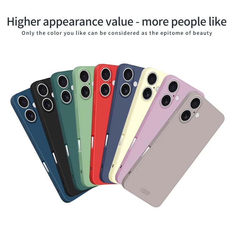 For iPhone 17 MOFI Caring Soft Shell Liquid Silicone Skin Feel Phone Case