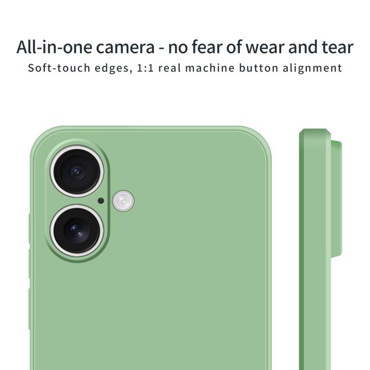 For iPhone 16 Plus MOFI Caring Soft Shell Liquid Silicone Skin Feel Phone Case
