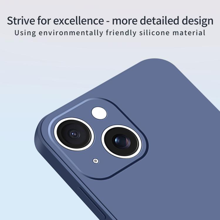 For iPhone 14 MOFI Caring Soft Shell Liquid Silicone Skin Feel Phone Case