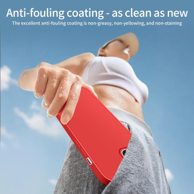For iPhone 14 MOFI Caring Soft Shell Liquid Silicone Skin Feel Phone Case