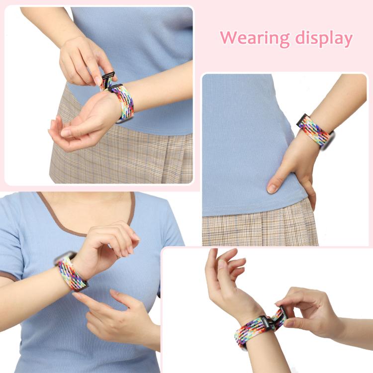 For Samsung Galaxy Watch8 / Watch8 Classic Fold Magnetic Buckle Braided Watch Band
