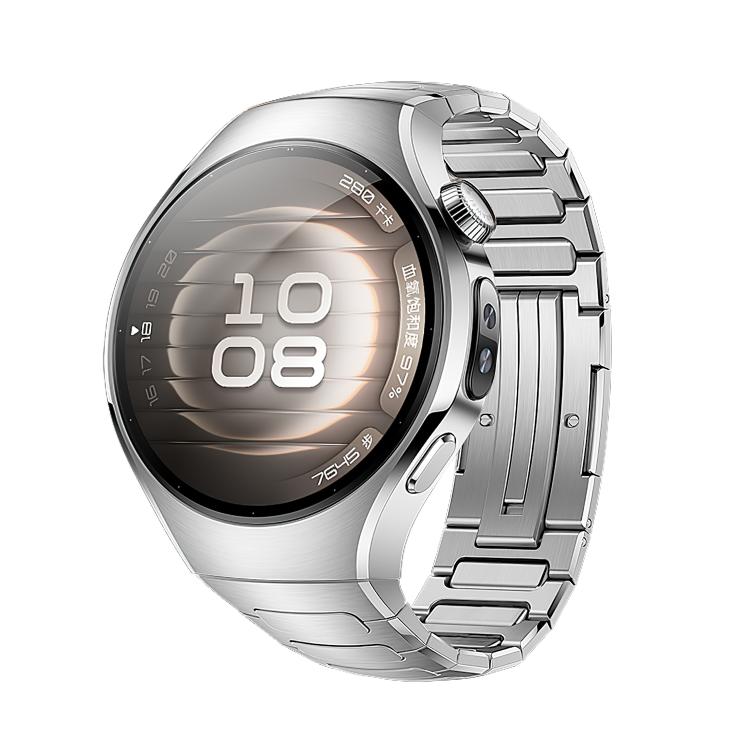 For Huawei Watch 5 42mm I-Shaped Titanium Alloy Metal Watch Band