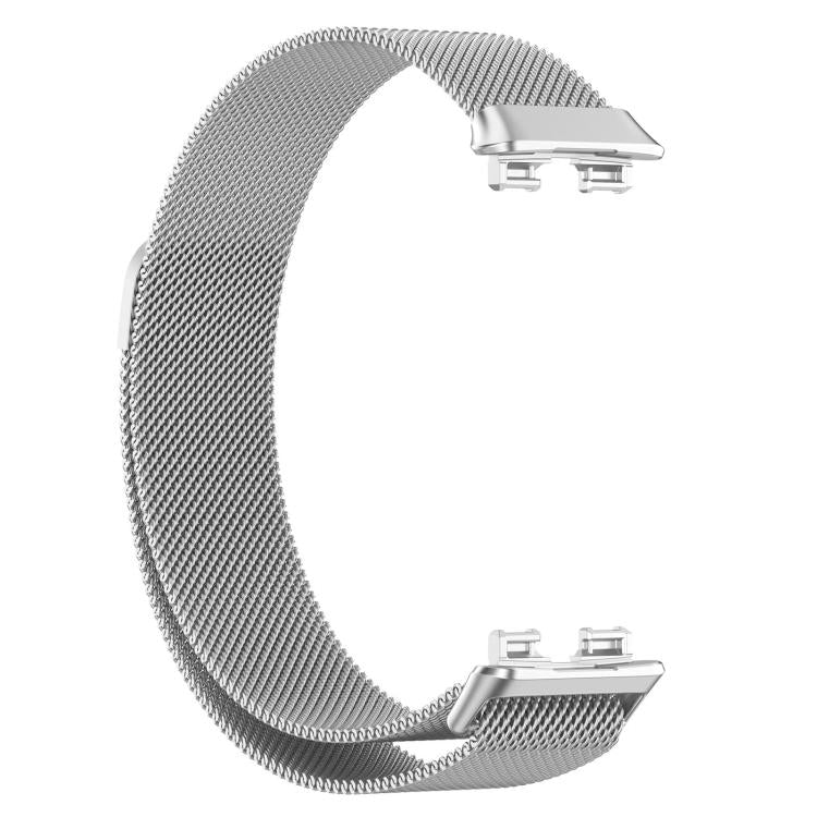 For Huawei Band 10 / 9 / 8 Full Coverage TPU Protective Cover Milanese Magnetic Metal Watch Band