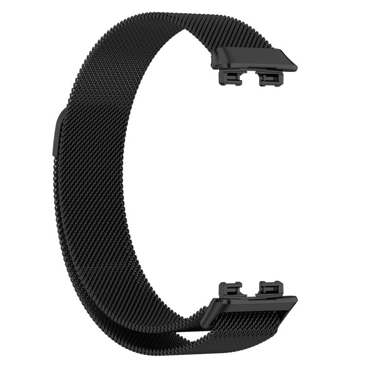 For Huawei Band 10 / 9 / 8 Full Coverage TPU Protective Cover Milanese Magnetic Metal Watch Band