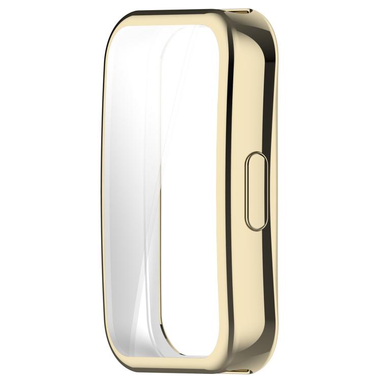 For Huawei Band 10 / 9 / 8 Full Coverage TPU Protective Cover Milanese Magnetic Metal Watch Band