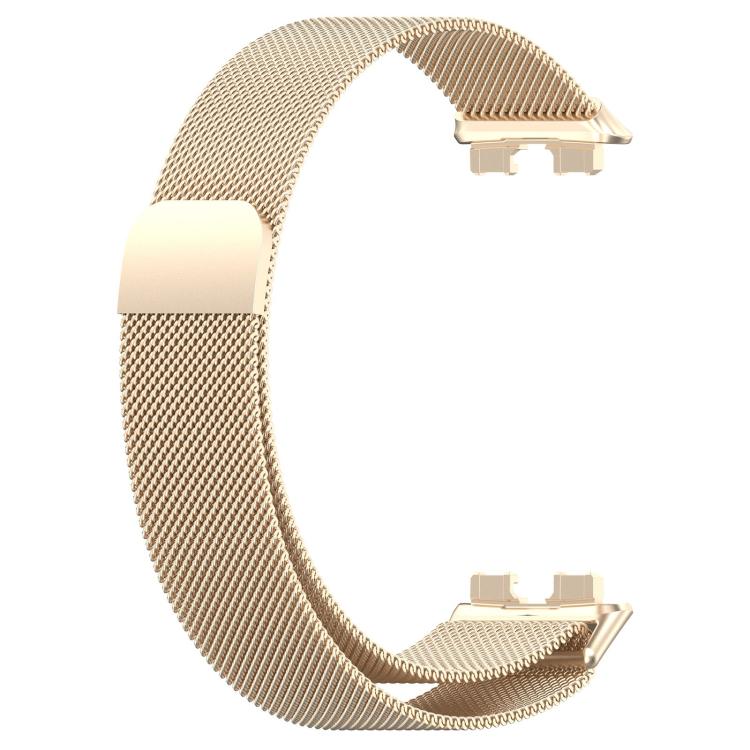 For Huawei Band 10 / 9 / 8 Full Coverage TPU Protective Cover Milanese Magnetic Metal Watch Band