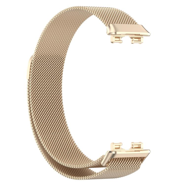 For Huawei Band 10 / 9 / 8 Full Coverage TPU Protective Cover Milanese Magnetic Metal Watch Band