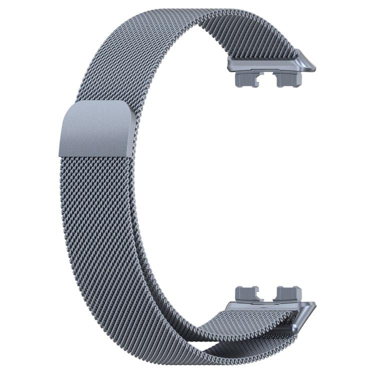 For Huawei Band 10 / 9 / 8 Full Coverage TPU Protective Cover Milanese Magnetic Metal Watch Band