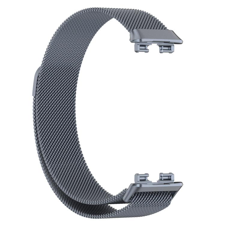 For Huawei Band 10 / 9 / 8 Full Coverage TPU Protective Cover Milanese Magnetic Metal Watch Band