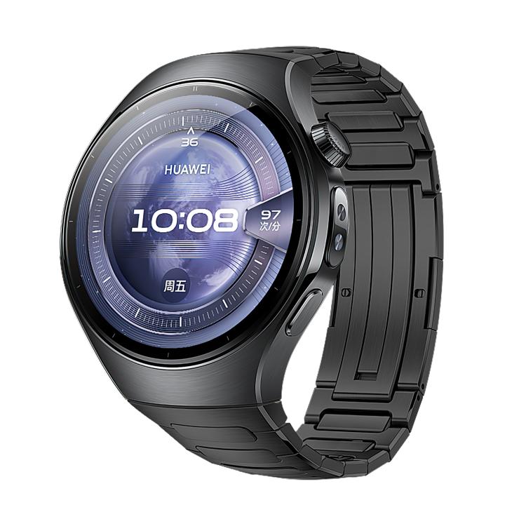 For Huawei Watch 5 46mm I-Shaped Titanium Alloy Metal Watch Band