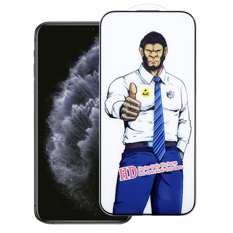 For iPhone 11 Pro Gorilla Explosion-Proof Anti-Fingerprint HD Tempered Glass Film