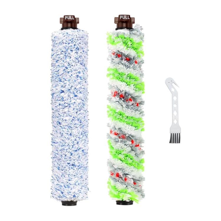 JUNSUNMAY 2pcs Replacement Brush Roll for Bissell CrossWave Vacuum Cleaner 1866 / 1868, Style:Wood Floor+Pet Brush