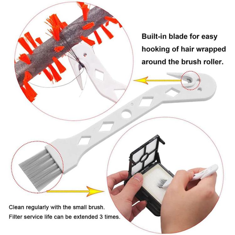 JUNSUNMAY 2pcs Replacement Brush Roll for Bissell CrossWave Vacuum Cleaner 1866 / 1868, Style:Carpet Brush