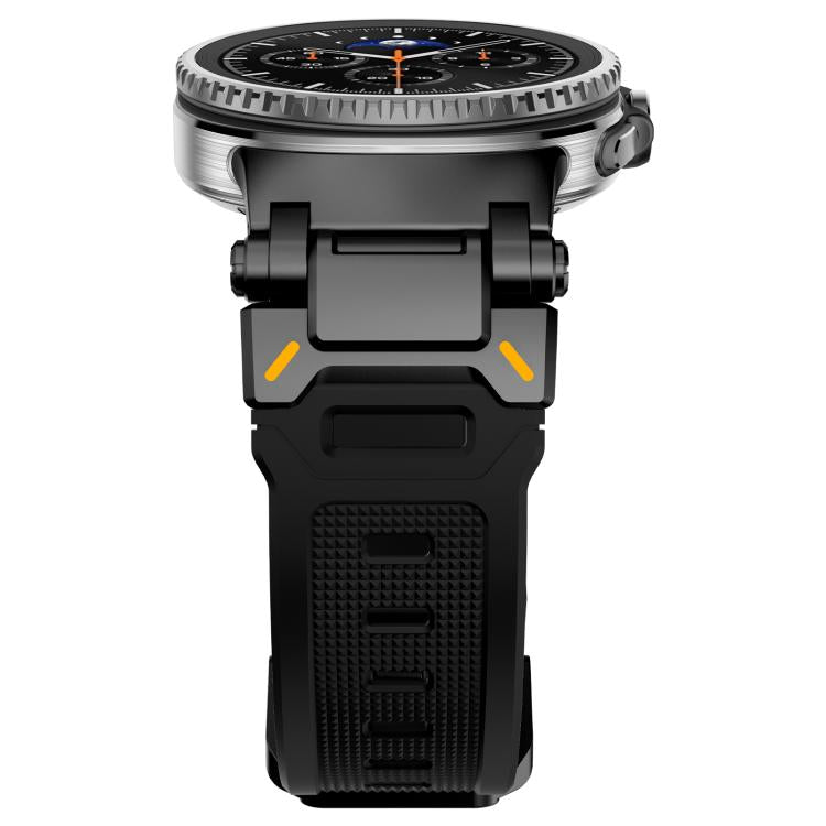 For Samsung Galaxy Watch8 / Watch8 Classic Explorer Metal Connector Silicone Watch Band