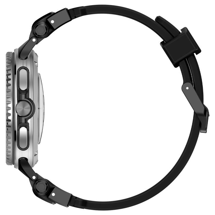 For Samsung Galaxy Watch8 / Watch8 Classic Explorer Metal Connector Silicone Watch Band